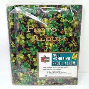 NOS Vintage 60's 70's K-Mart 12"x10" Flower Floral Self Adhesive Photo Album